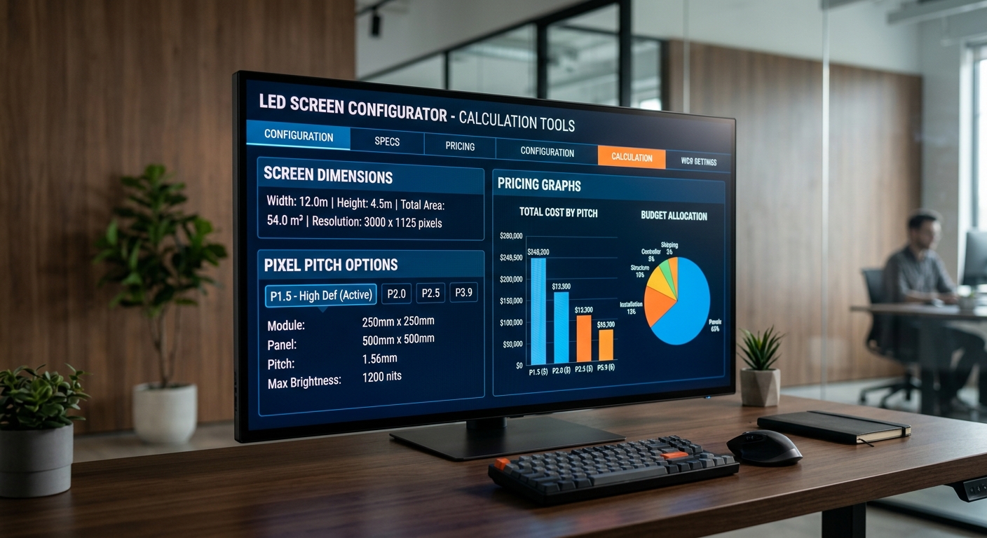 คำนวณ ขนาด งบ จอ LED อย่างไรให้คุ้มค่า ไม่บานปลาย