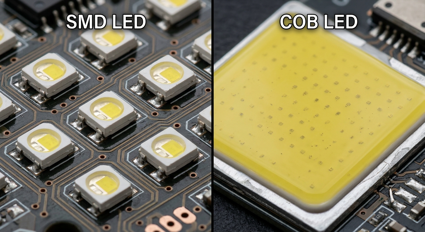 SMD vs COB LED ต่างกันอย่างไร? เจาะลึกเทคโนโลยีจอ LED ล��่าสุด
