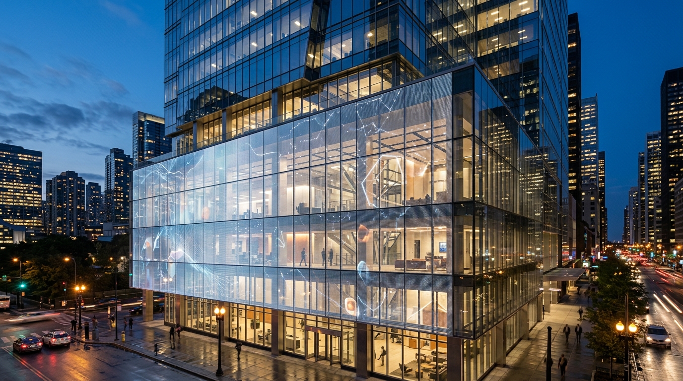 Transparent LED สำหรับสถาปนิก: คู่มือออกแบบ Facade 2026